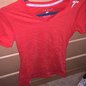 Tesla Company Red Tee